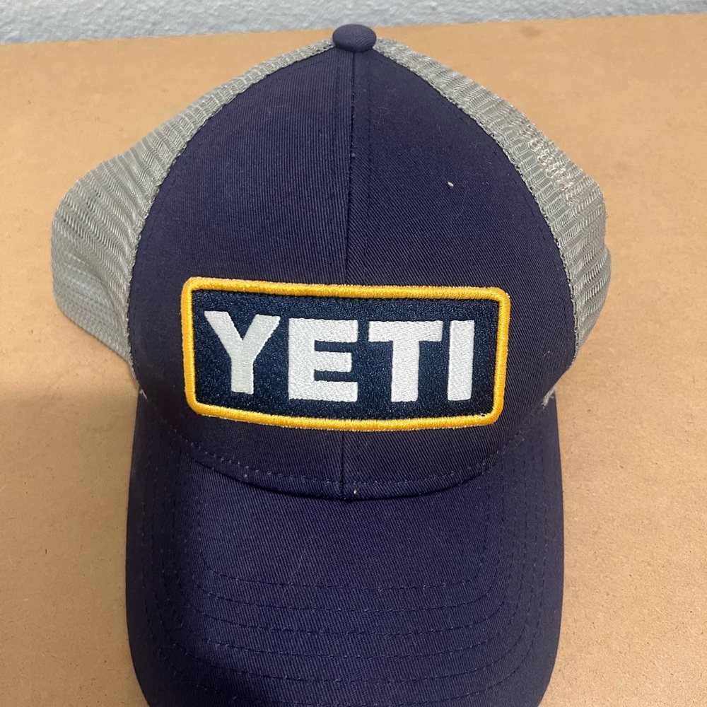 Yeti Blue and Gray Mesh Cap